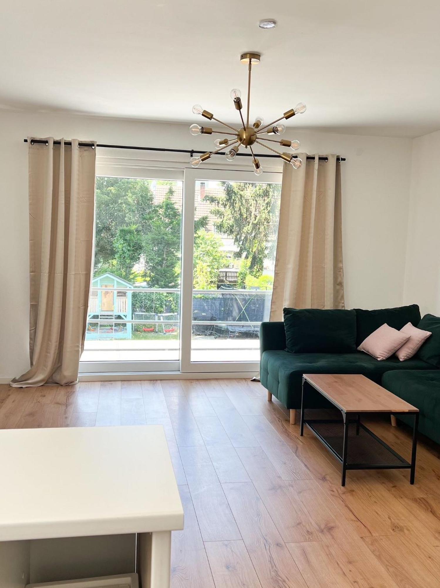 2 Zkb Apartment In Mannheim Kueche - Parken - Grosser Tv Экстерьер фото